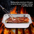 Stock Your Home Aluminum Pans 9x13 Disposable Foil Baking Pans - Image 5