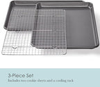 Chicago Metallic Professional Non-Stick Cookie and Jelly-Roll Pan Set - Image 5