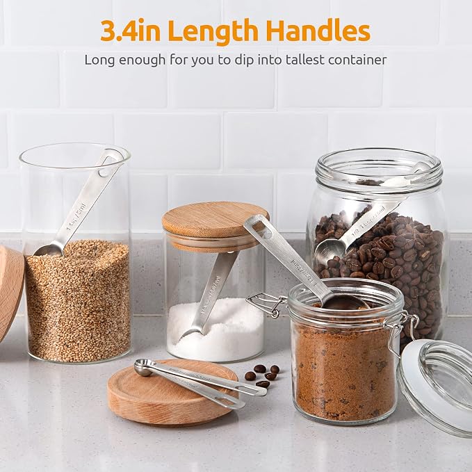 Measuring Spoons: U-Taste 18/8 Stainless Steel Measuring Spoons Set of 9 Piece: - Image 7