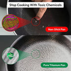 Plateful Titanium Pan For Cooking 12" - Image 3