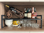 Expandable Cabinet Shelf Organizer 16-26" L Stackable Kitchen Counter Shelf - Image 2