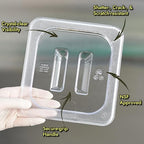 CURTA 6-Pack 1/4 Size 6" Deep NSF Polycarbonate Food Pans - Image 7