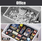 Plastic Drawer Organizers, Bathroom and Vanity Organizer Plastic Tray, Makeup - Image 6