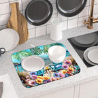 Spring Summer Sea Chair Dish Drying Mat - Image 6
