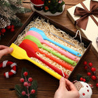 Baderke 24 Set Small Wire Whisk and Silicone Spatula Set Bulk - Image 6