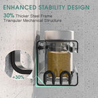 LUCYCAZ 2 Pack Wall Mounted Spice Rack - Image 4