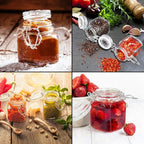 DHSBTLS 4 oz Mini Square Spice Jars, 24 Pack Glass Mason Jars - Image 6