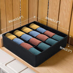 Joyoldelf Sock Drawer Organizer Divider, 16-cell Underwear Organizers and - Image 2