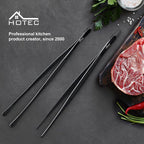 HOTEC Kitchen Tweezers Tongs Stainless Steel Professional Chef Tweezers - Image 9