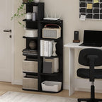 Furinno Pasir 4-Tier Corner Open Shelf Bookcase - Image 2