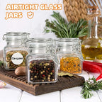 SKOCHE Spice Jars 20 Pack Small 4 oz Glass Jars - Image 7