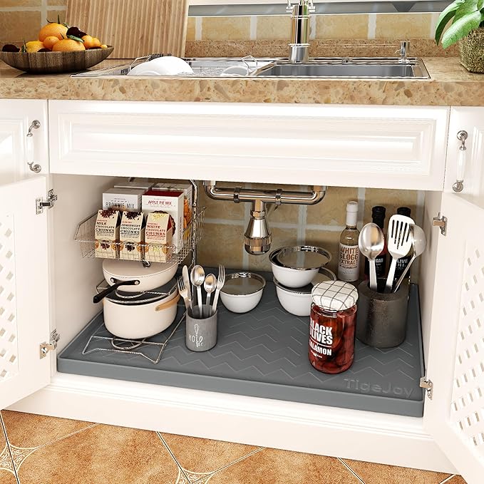 TigeJoy 28" x 22" Under Sink Mats - Image 3