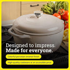 Lodge Essential Enamel Cast Iron Dutch Oven - Image 6