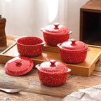 4-Pack 10 Oz Ceramic Mini Cocotte Set - Image 4
