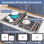 JASIWAY Over The Sink Dish Drying Rack - Image 4