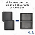 GoodCook Divided Baking Sheet Premium Carbon Steel Nonstick Pan, 11 x 14-Inch - Image 6