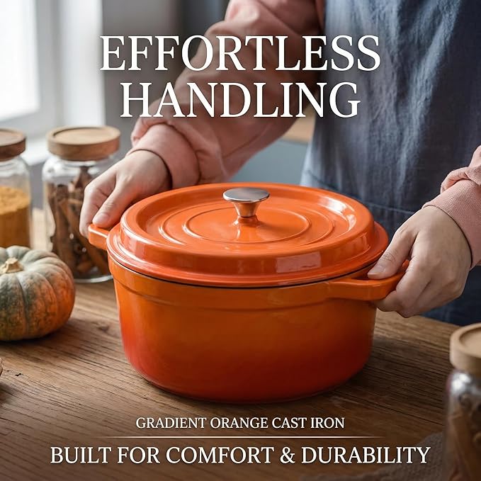 YJX Cast Iron Dutch Oven Pot - Image 9