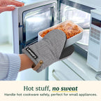 Cuisinart Heritage Mini Oven Mitts – 5.5” x 7” Heat-Resistant Kitchen Mitts - Image 2