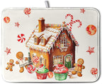 Christmas Gingerbread Man Drying Mat by Kwlegh
