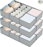 DIMJ Drawer Organizers for Clothing, Fabric Closet Organizers and Storage by DiMJ