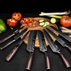 Seido Knives Master Chef Knife Set, 8-Piece Kitchen Knife Set, High-Carbon - Image 4