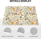Mushroom Dish Drying Mat For Kitchen Microfiber Drying Mats Absorbent - Image 4