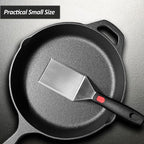 Small Spatula for Cast Iron Skillets, Full Tang silicone Handle, Heat Resistant - Image 9