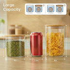 32oz & 21oz - 4 Pack Glass Jars - Image 3