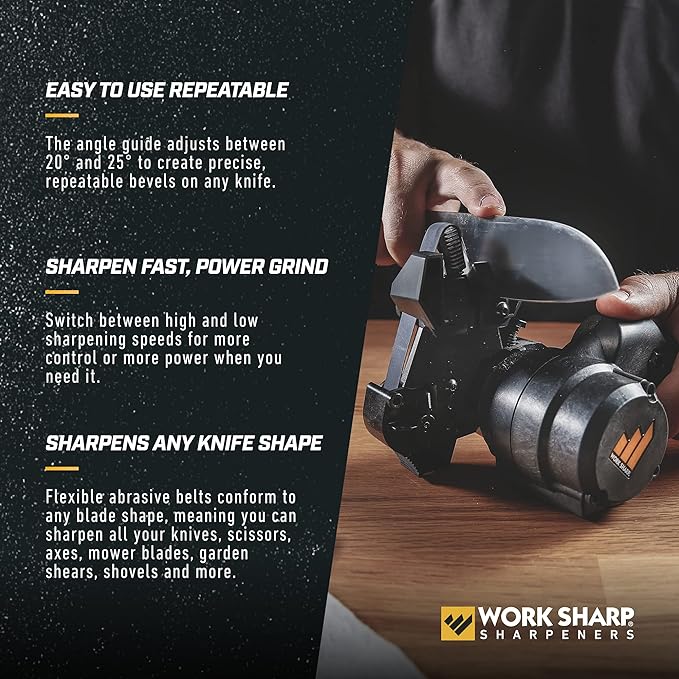 Work Sharp Knife & Tool Sharpener Mk.2 + Replacement Belt Kit - Image 8