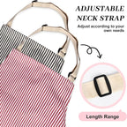 2Pack Adjustable Kitchen Apron for Women Men - Image 5