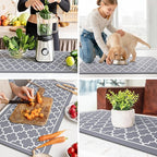 WISELIFE Dish Drying Mat Super Absorbent Drying Mat Large Dish Drying Mats - Image 6