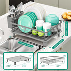 GAOKASE Dish Drying Rack, Stainless Steel-Dish Rack, Dish Racks - Image 3