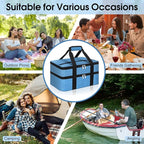 Double Insulated Casserole Carrier, Portable Casserole Carrier - Image 5
