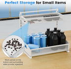 Petiza Metal Under Sink Organizer, Pull Out Cabinet Organizer Rack - Image 7