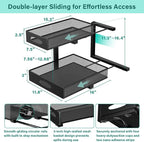 Under Sink Organizer, Extra-Wide Upgrade, Height Adjustable Organization and - Image 2