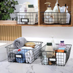 8 Set, Extra Large Wire Baskets - Image 4