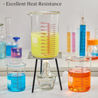 High Borosilicate Glass Measuring Cup-V-Shaped Spout, 1000ml Glass Measuring - Image 8