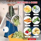 Ourokhome Rotary Cheese Grater Hand Crank, Kitchen Shredder Speed Mandolin - Image 8