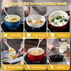 Onader Silicone Cooking Utensils Set, 6 Pieces Kitchen Utensils - Image 7