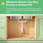 Kitstorack Under Sink Organizer, Slide out Storage Drawer Rack - Image 4