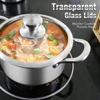 AuFranc™ Hybrid Nonstick 6 Quart Stainless Steel Stockpot - Image 6