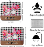 Valentine's Day Dish Drying Mats - Image 2