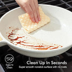 SENSARTE Nonstick Ceramic Frying Pan Skillet, 8-Inch Omelet Pan, Healthy Non - Image 5
