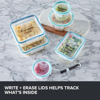 Snapware Plastic Total Solution Large Food Storage Containers Set, Meal Prep - Image 5