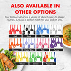Chef Craft 5 Piece Multicolored Premium Silicone Kitchen Tool Set - Image 7