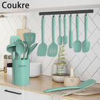 Coukre Silicone Kitchen Cooking Utensils Set - Image 6