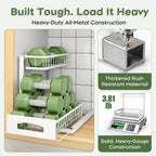 Under Sink Organizer, 2 Pack Cabinet Organizer - Image 5