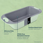 Pyrex 3-Piece Metal Cookie & Muffin Sheet Bakeware Set, Lightweight Stainless - Image 4