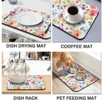 Dish Drying Mat for Kitchen Counter 2 Pack - Image 6