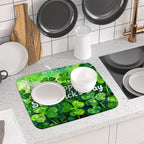 St Patricks Day Lucky Clover Dish Drying Mat - Image 6